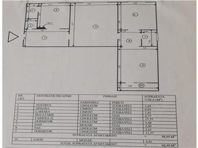 Vanzare Apartament 3 camere Semidecomandat Berceni-Huedin