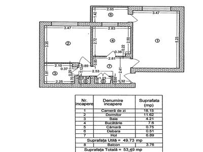 Vanzare Apartament 2 Camere Decomandat Piata Sudului-Ciochina