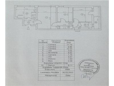 Vanzare Apartament 3 Camere Semidecomandat Bdul.Ctin Brancoveanu
