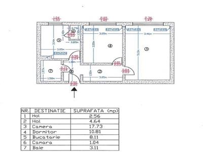 Vanzare Apartament 2 Camere Decomandat Berceni-Huedin