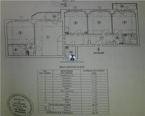 Apartament 4 camere Semidecomandat Sos. Berceni
