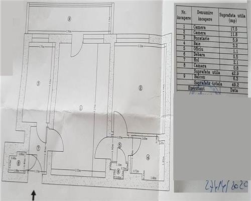 Vanzare Apartament 2 Camere Semidecomandat Berceni-Nitu Vasile