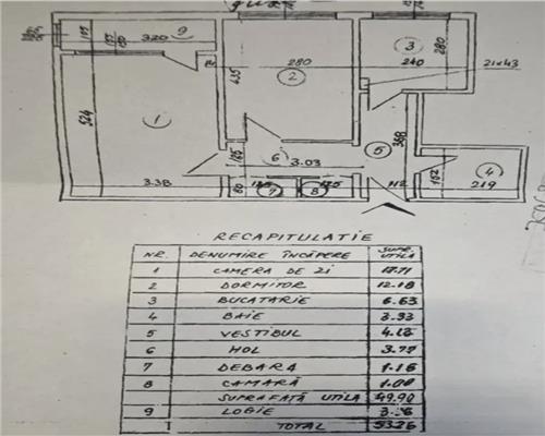 Vanzare Apartament 2 Camere Decomandat Luica-Turnu Magurele