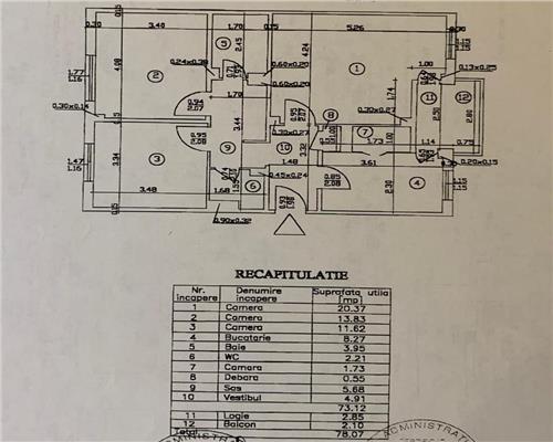 Vanzare Apartament 3 Camere Decomandat Berceni-Secuilor