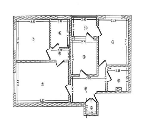 Apartament 3 camere Semidecomandat Berceni-Luica