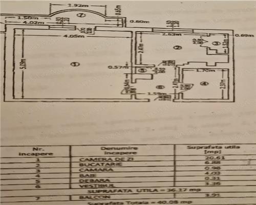 Vanzare Garsoniera Decomandata Brancoveanu-Paduroiu