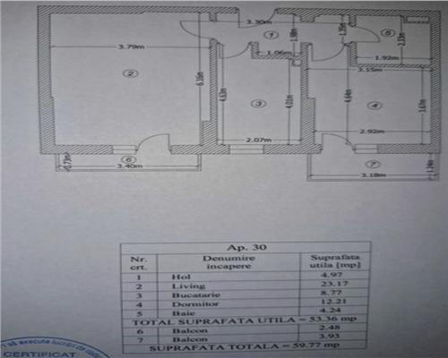 Vanzare Apartament 2 Camere Decomandat Luica-Dealu Alunis