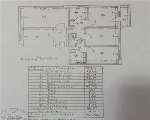 Vanzare Apartament 4 Camere Decomandat Giurgiului-Slatioara